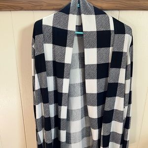 Plaid Cardigan